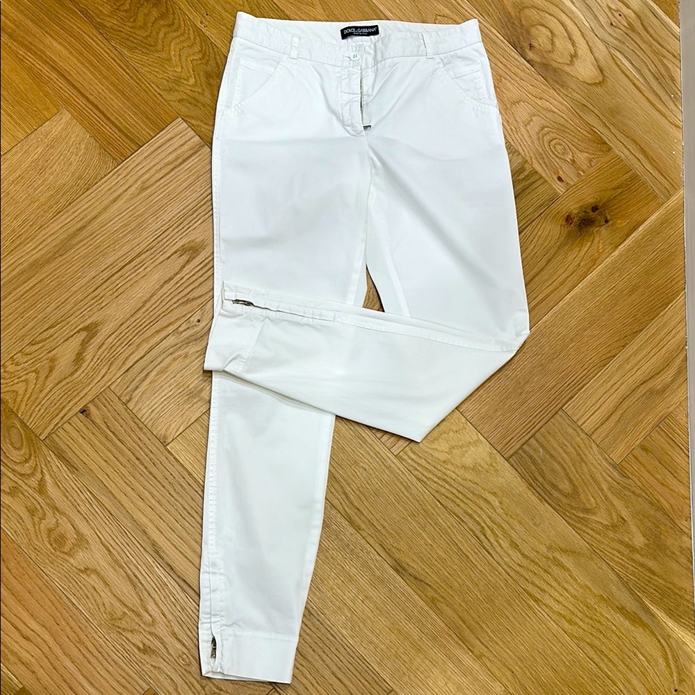 Dolce & Gabbana white pants